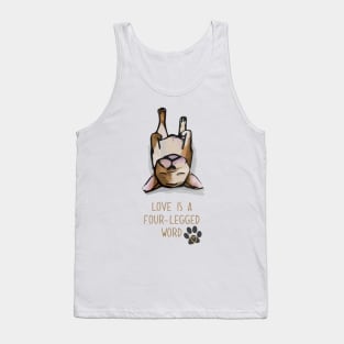 Love is A Four Legged Word Tank Top